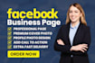 create modern facebook business page