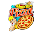 create a modern pizza logo design
