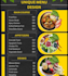 create professional fast food menu card and digital design