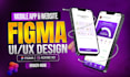 ui UX design, mobile app ui ux design and website, dashboard figma UI UX design
