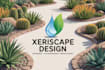 design xeriscape plans with water efficient plants and hardscape layouts