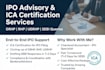 provide ipo advisory, drhp support and compliance services