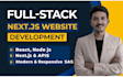 build, rebuild website development as full stack developer, front end developer