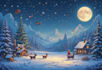draw greeting, christmas, birthday card, postcard