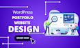 create a responsive personal portfolio website in wordpress