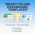 design ready to use dashboard templates in excel, power bi