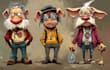 draw artistic cartoon caricatures
