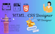 create a clean and modern website layout using HTML and CSS