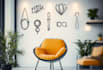 design unique doodle wall art and murals for home or office