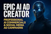 create epic ai ad
