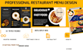 professional restaurant menu design, food menu card or digital menu