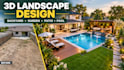 design your backyard, garden, patio, pool, and 3d landscape