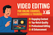 do video editing for online course elearning training videos
