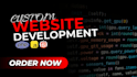 be your website designer, custom website development as full stack web developer