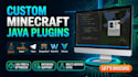 develop custom java plugins for spigot, paper, and velocity