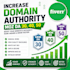 increase  domain authority moz da  0 to 60