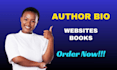 write a strong author bio that attracts readers