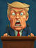 draw high quality political cartoon