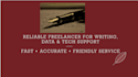 be your reliable freelancer for writing research and tech
