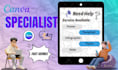 design creative canva posters, flyers brochure and slides