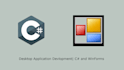 create a desktop application using cs and winforms