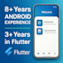 build modern android and flutter apps with clean UI and robust code
