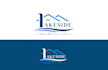do modern unique real estate construction mortgage logo design