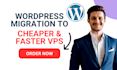 migrate wordpress website to new host or change domain name