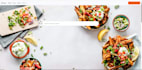 create a professional food and restaurant website