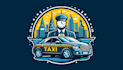 make modern taxi car logo with satisfaction guaranteed