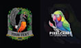 make creative flamingo parrot studio logo