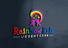 do impressive hand drawn retro badge and rainbow logo design