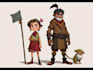 design and illustrate realistic characters