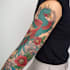 draw a attractive tattoo sleeve art