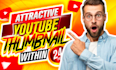 design amazing, attractive and clickbait youtube thumbnails