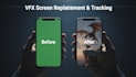 remove unwanted objects from video and do screen replacement vfx