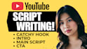 do script writing for youtube videos