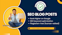 write SEO optimized blog posts with ai assistance