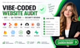 do seo, QA testing, audit and security review of your vibe coded website