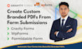 create custom branded pdfs from gravity forms, wpforms and formidable submission