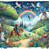 create hand painted watercolor children book illustration