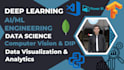 web development along with deep learning, ai ml, and data science