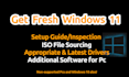 setup fresh windows 11