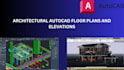 draw high quality autocad floor plans, elevations, and architectural layouts