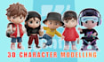 create 3d cute character for 3d prints popmart or blind box