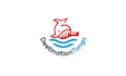 design traditional modern destination tonga logo