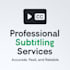 create professional subtitles or captions for your videos