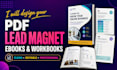 pdf lead magnet design for coaches, canva lead magnet ebook design for coaches