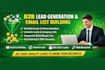 provide linkedin b2b lead generation verified email