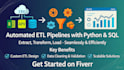 build automated etl pipelines with python and sql